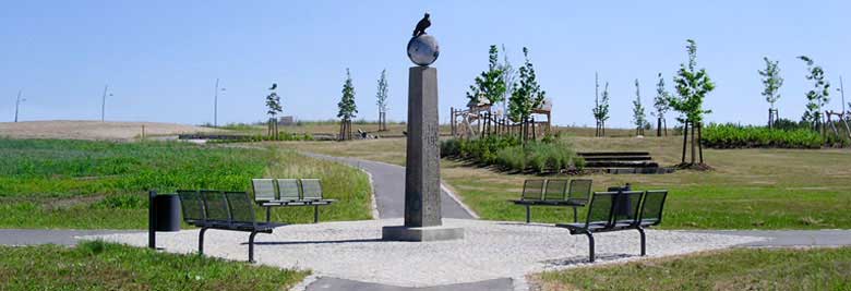 Park der Erinnerung - Haidemühl: Friedenssäule